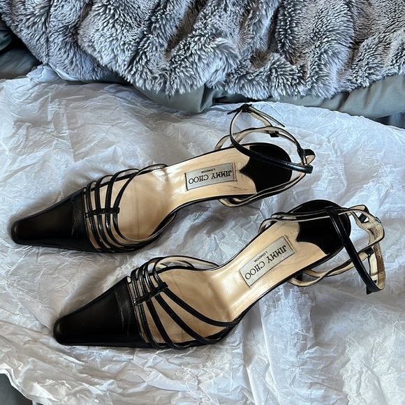 Jimmy Choo Size 9.5 Vero Cuoio Women’s Pointed Heels Shoes 👠 Mint - Picture 2 of 7